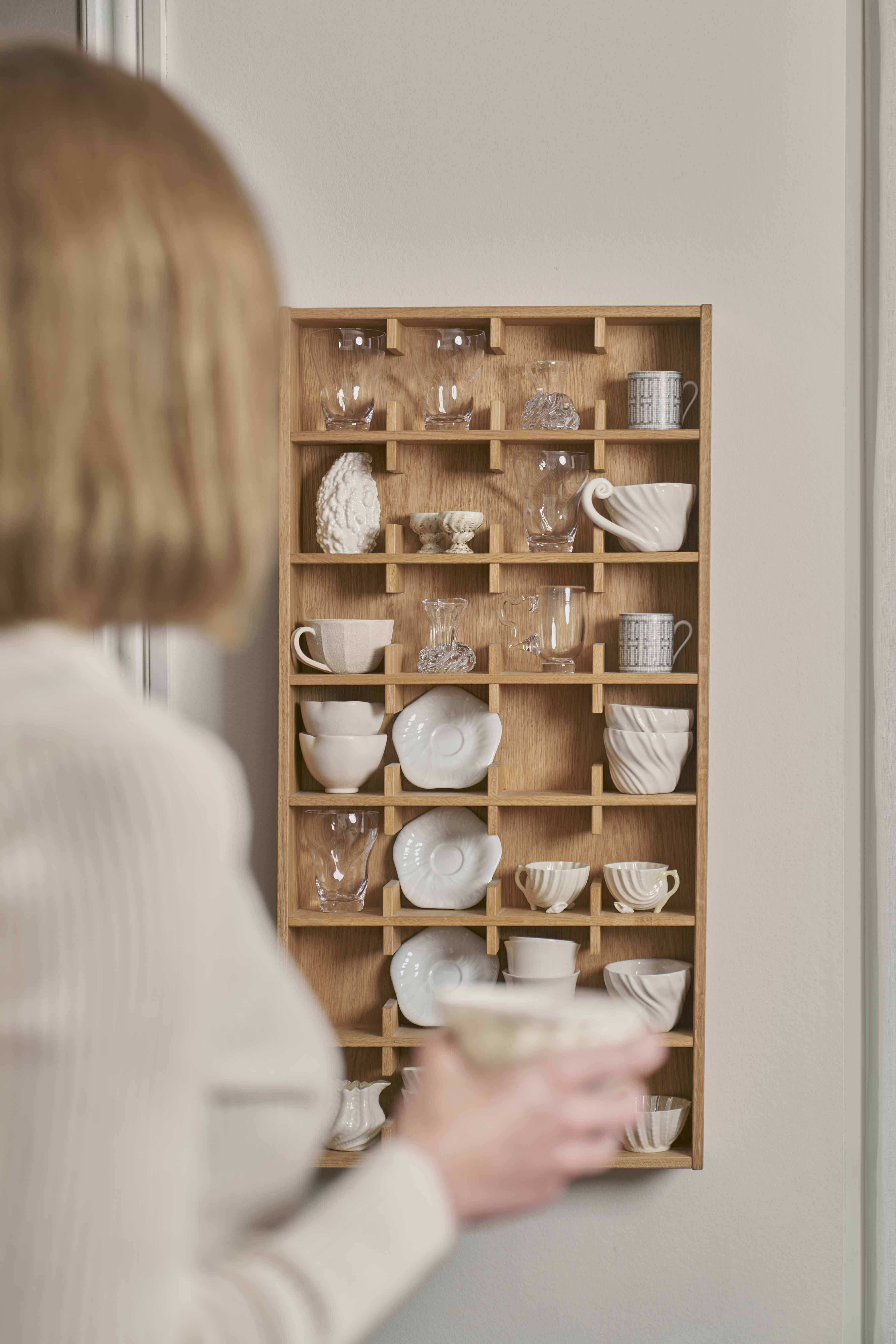 See all cup shelves, display cases and bookcases in oiled oak from
