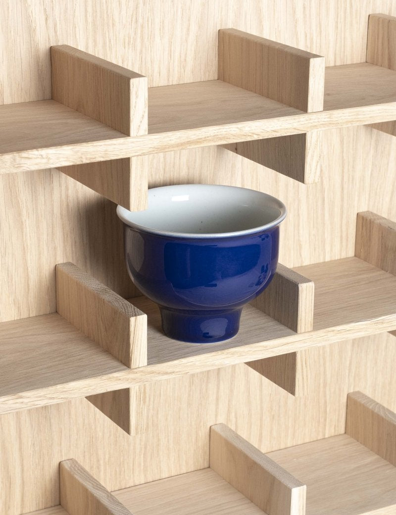 SÆTTER x The Table Project: MANZ Tea Cup, Blue - Sætter Copenhagen - den originale kopreol