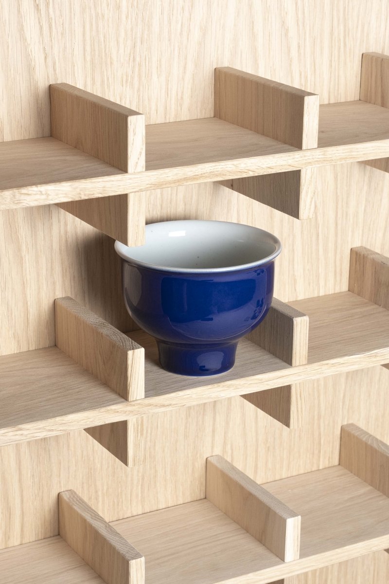 SÆTTER x The Table Project: MANZ Tea Cup, Blue - Sætter Copenhagen - den originale kopreol